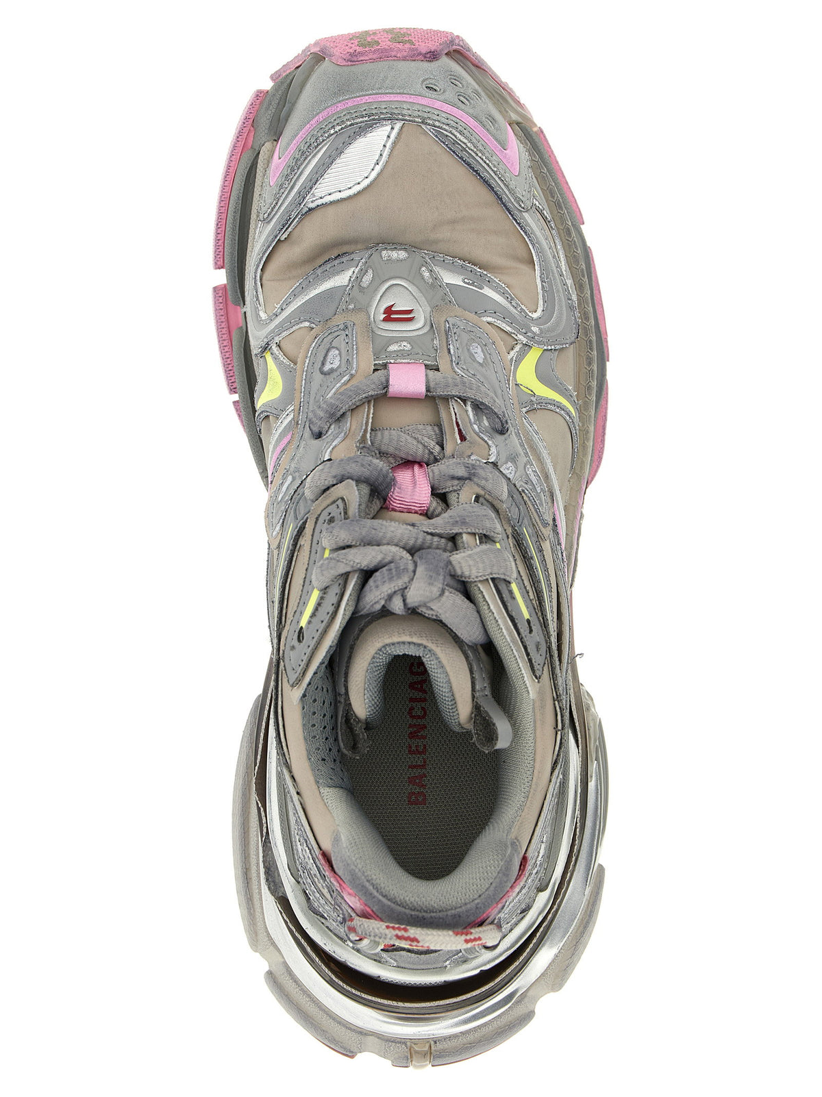 Balenciaga Women's Runner 2.0 Sneakers in Grey and Pink