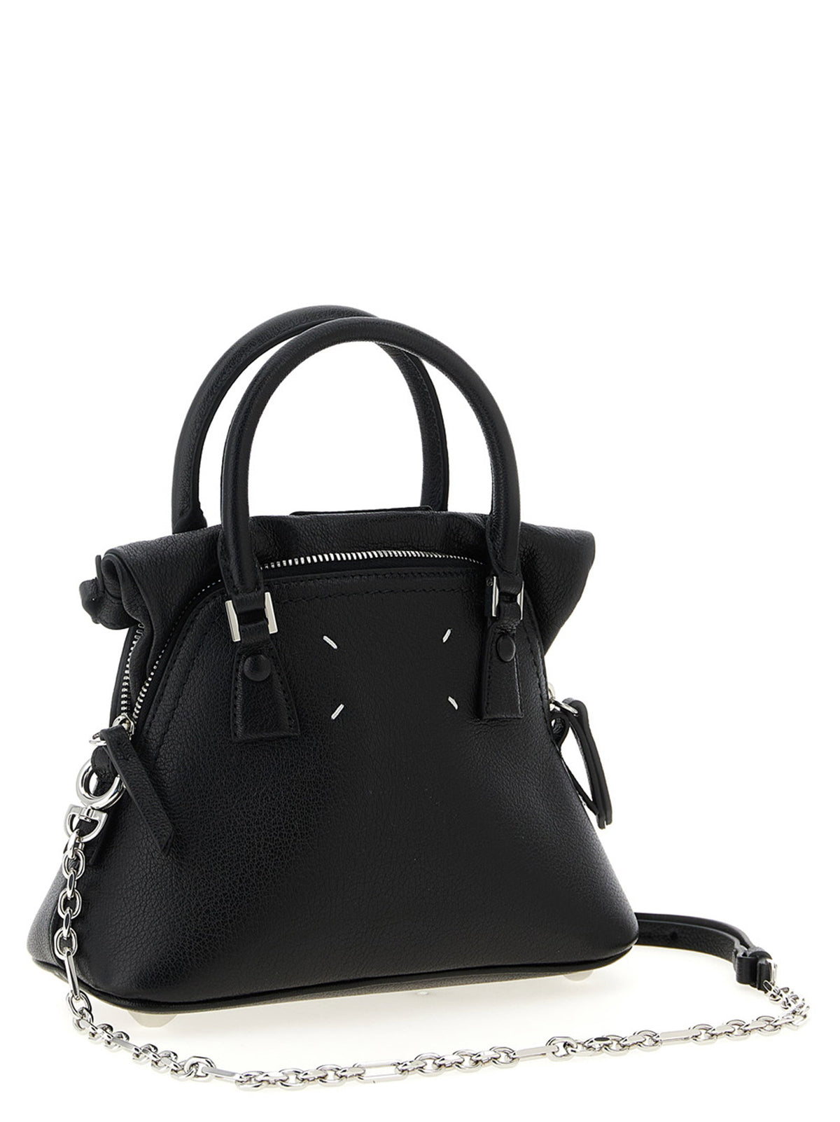 Maison Margiela 5AC Classique Micro Bag in Black Goat Leather